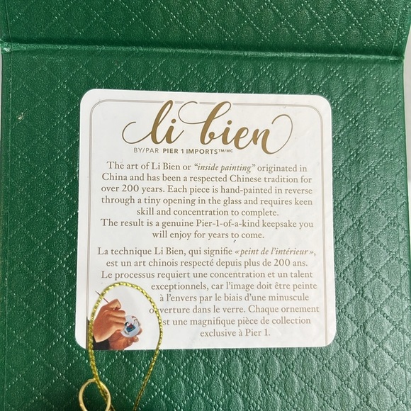 Pier 1 Imports hand painted ornament nativity 2018 - Picture 4 of 5